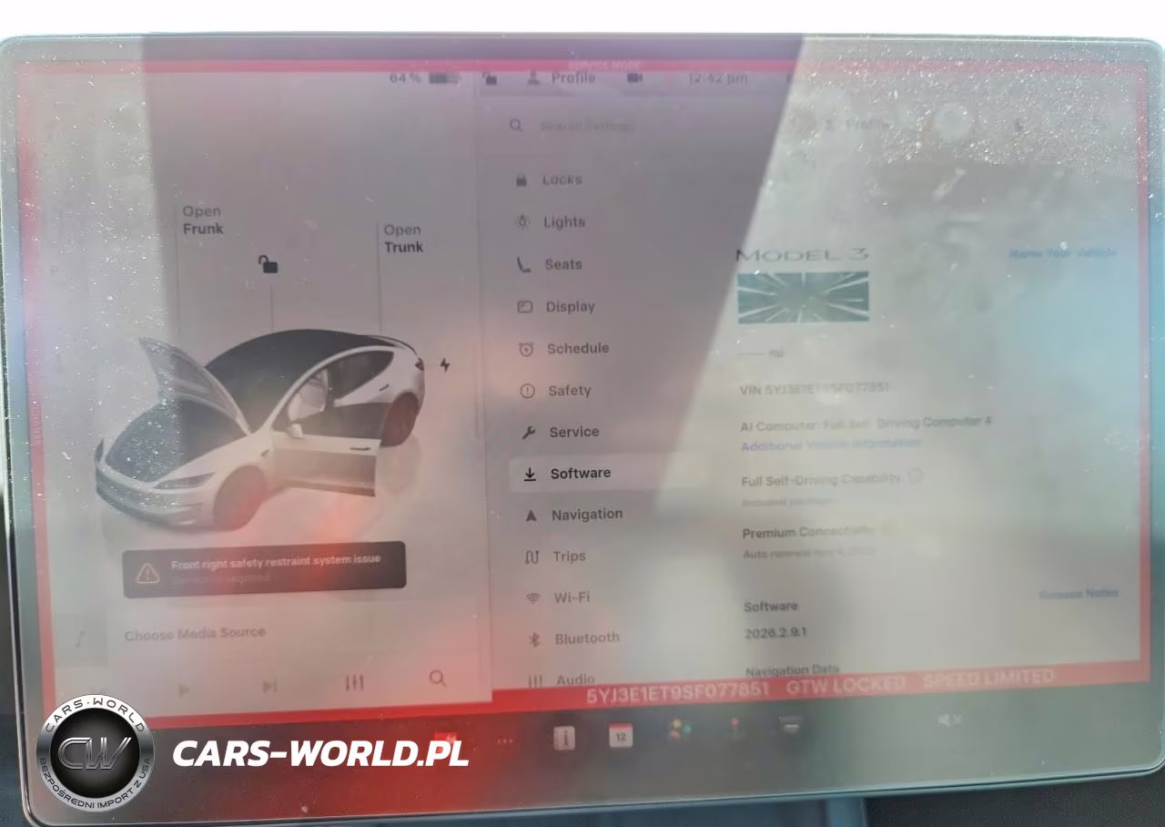 2025 Tesla Model 3 VIN:5YJ3E1ET9SF077851 - 9