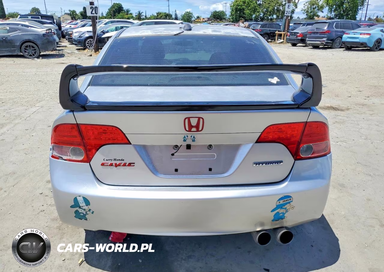 2008 Honda Civic Hybrid VIN:JHMFA36268S002741 - 6