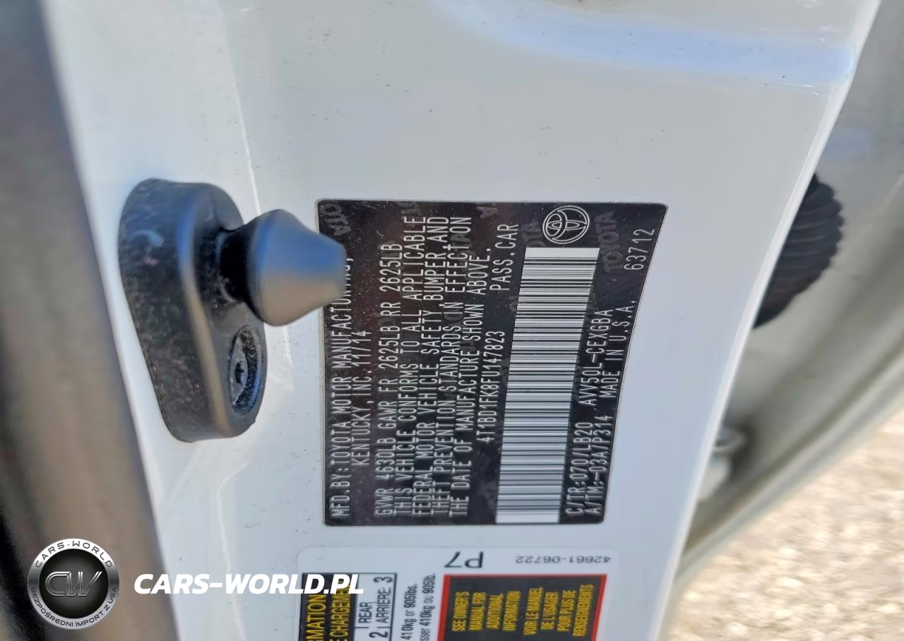 2015 Toyota Camry Hybrid Xle VIN:4T1BD1FK8FU147823 - 12