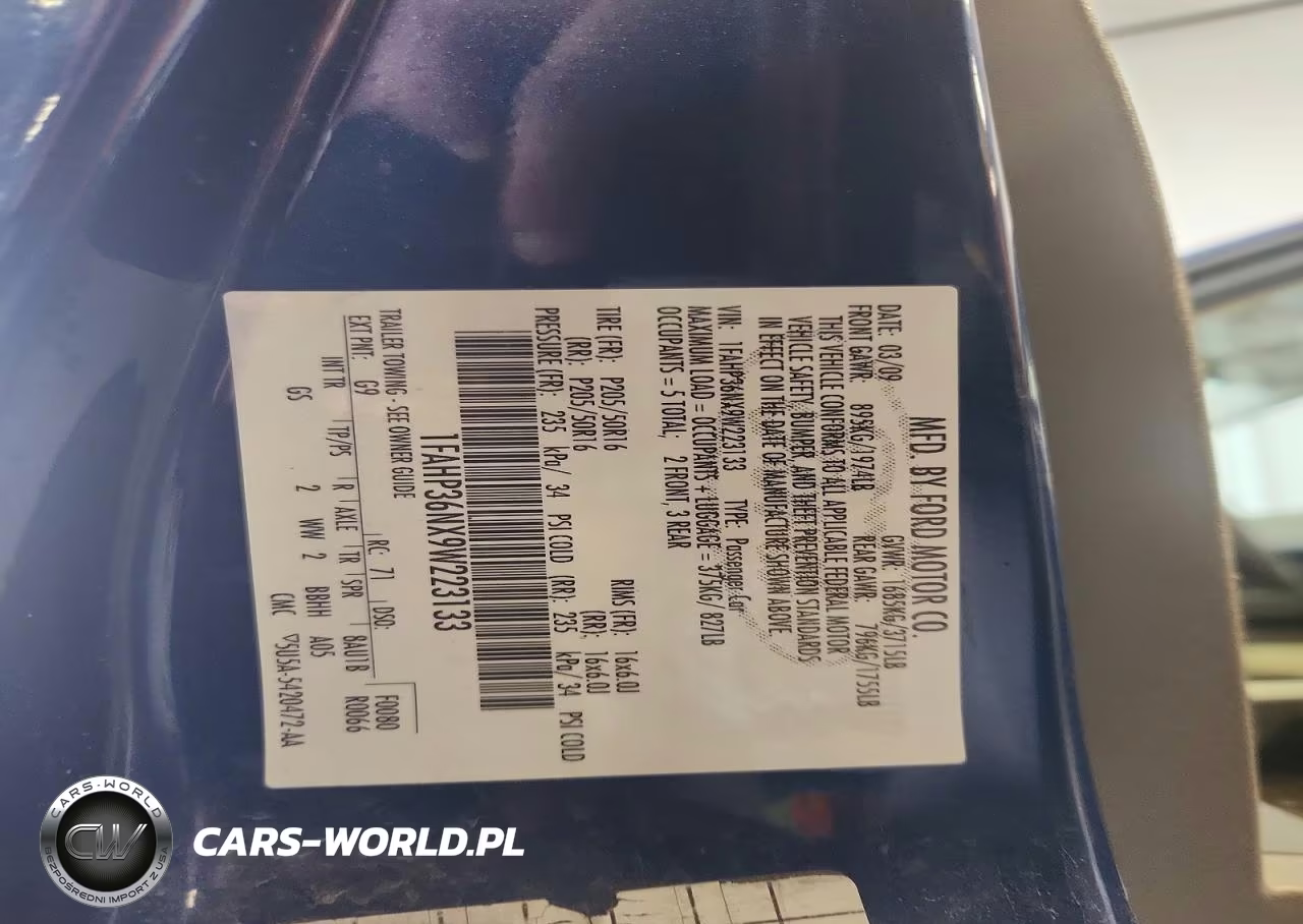 2009 Ford Focus Ses VIN:1FAHP36NX9W223133 - 12