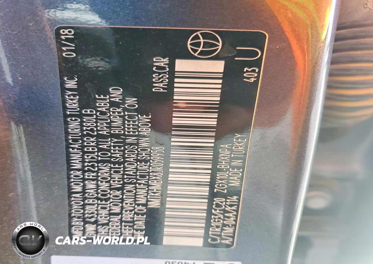 2018 Toyota C-Hr Xle Premium VIN:NMTKHMBX8JR059958 - 13