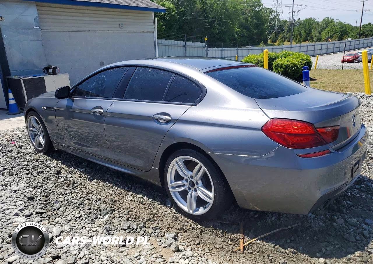 2014 BMW 640 Xi Gran Coupe VIN:WBA6B8C53ED452791 - 2