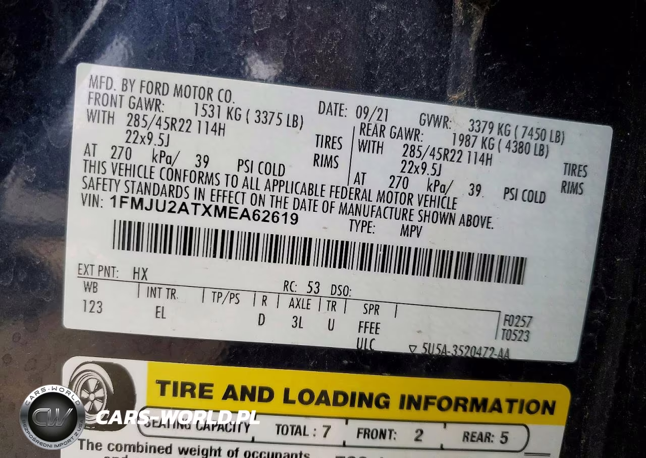 2021 Ford Expedition Limited VIN:1FMJU2ATXMEA62619 - 13