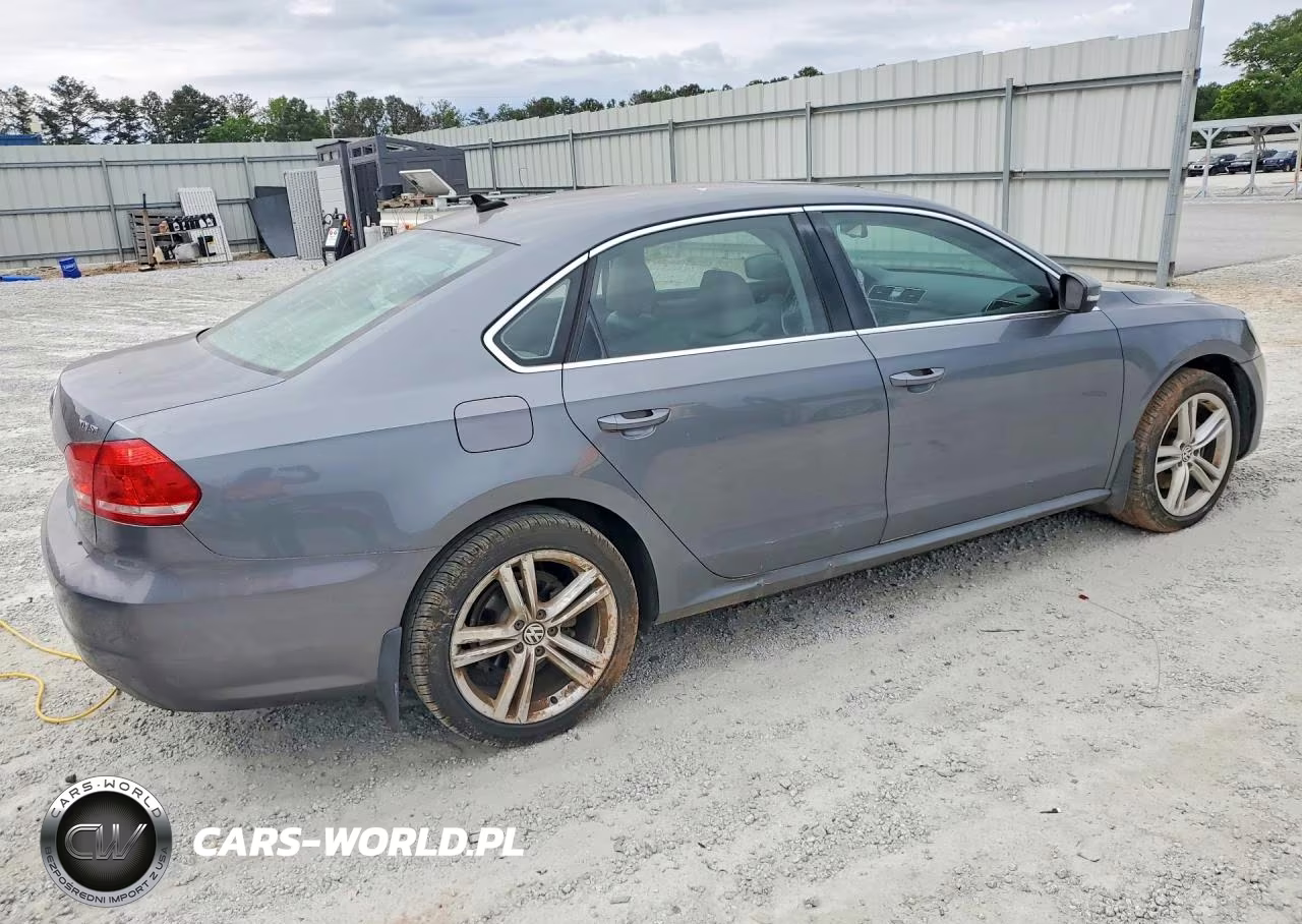 2014 Volkswagen Passat 2.0L Tdi Se VIN:1VWBN7A31EC091858 - 3