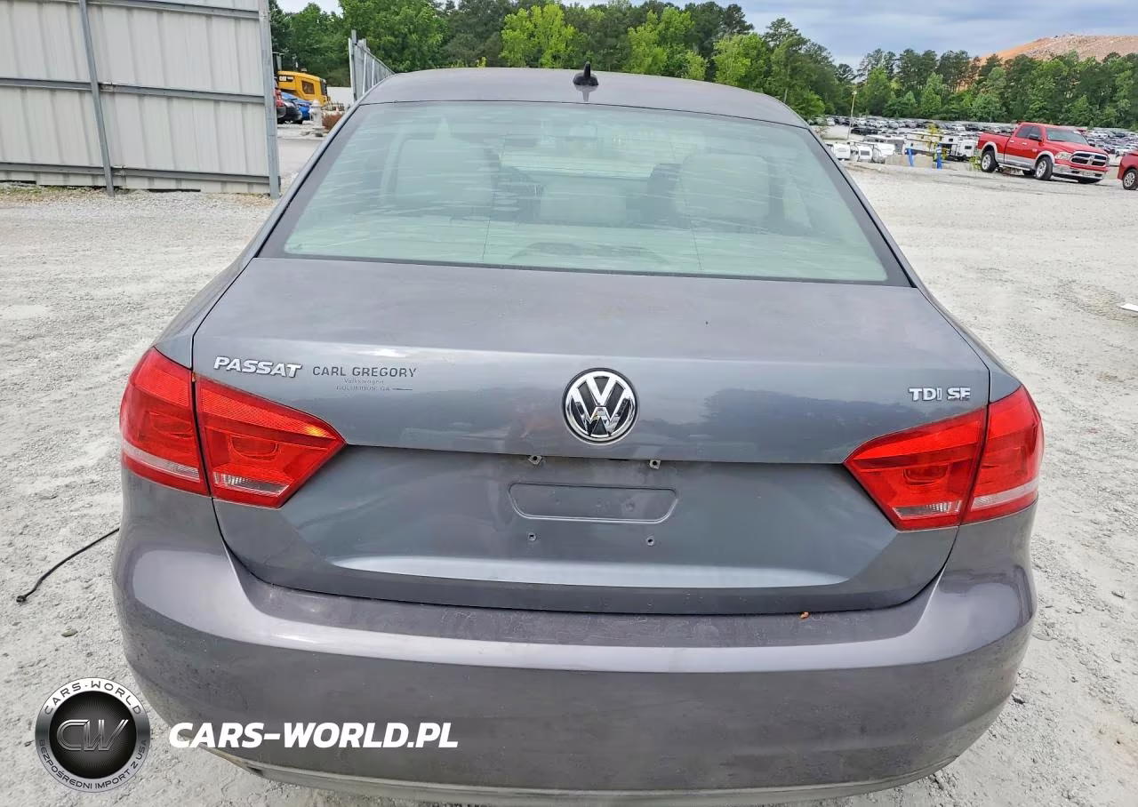 2014 Volkswagen Passat 2.0L Tdi Se VIN:1VWBN7A31EC091858 - 6