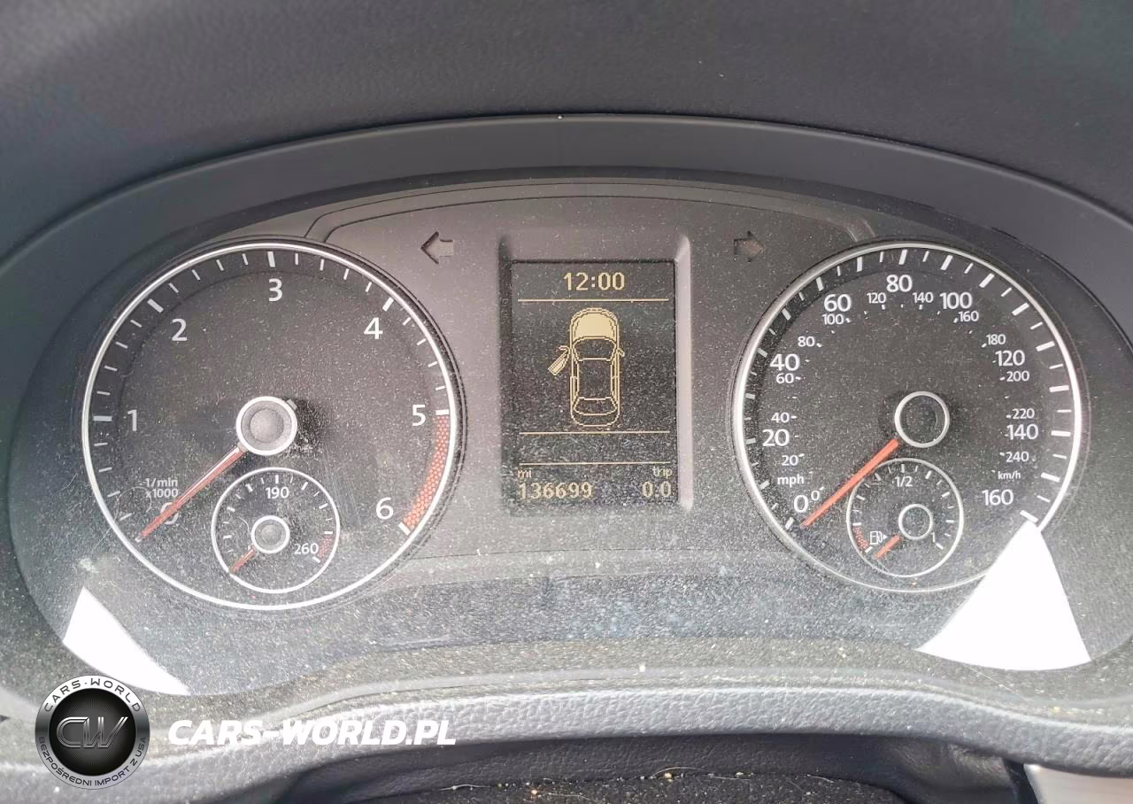 2014 Volkswagen Passat 2.0L Tdi Se VIN:1VWBN7A31EC091858 - 9