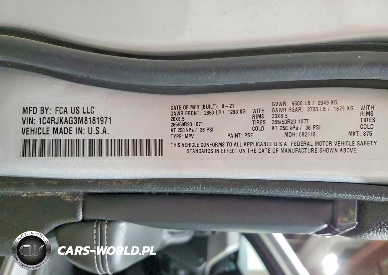 2021 Jeep Grand Cherokee L Laredo VIN:1C4RJKAG3M8181971 - 13