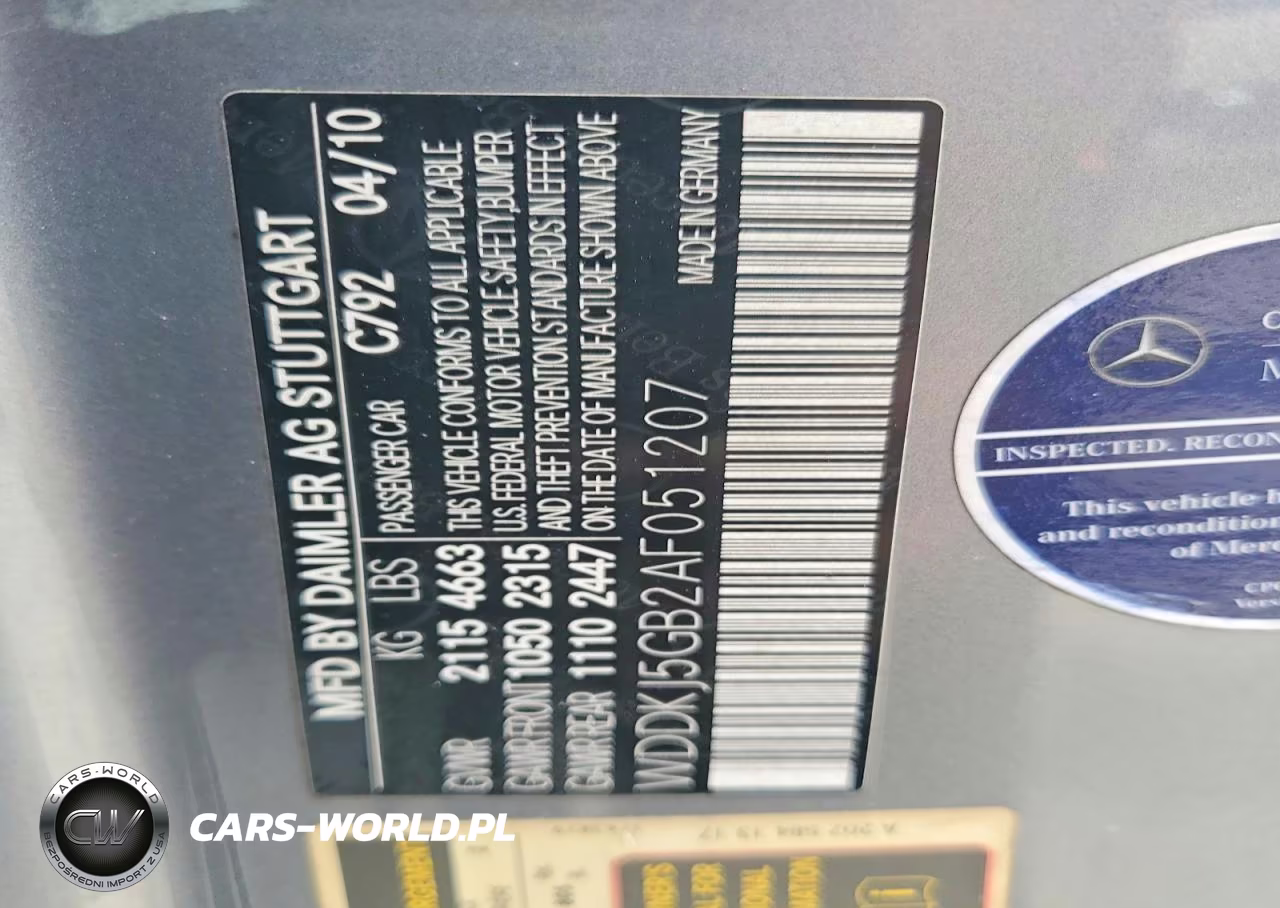 2010 Mercedes-Benz E 350 VIN:WDDKJ5GB2AF051207 - 12
