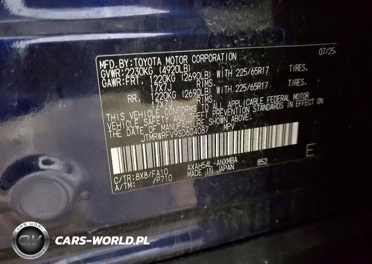 2025 Toyota Rav4 Hybrid Xle VIN:JTMRWRFV9SD604087 - 13