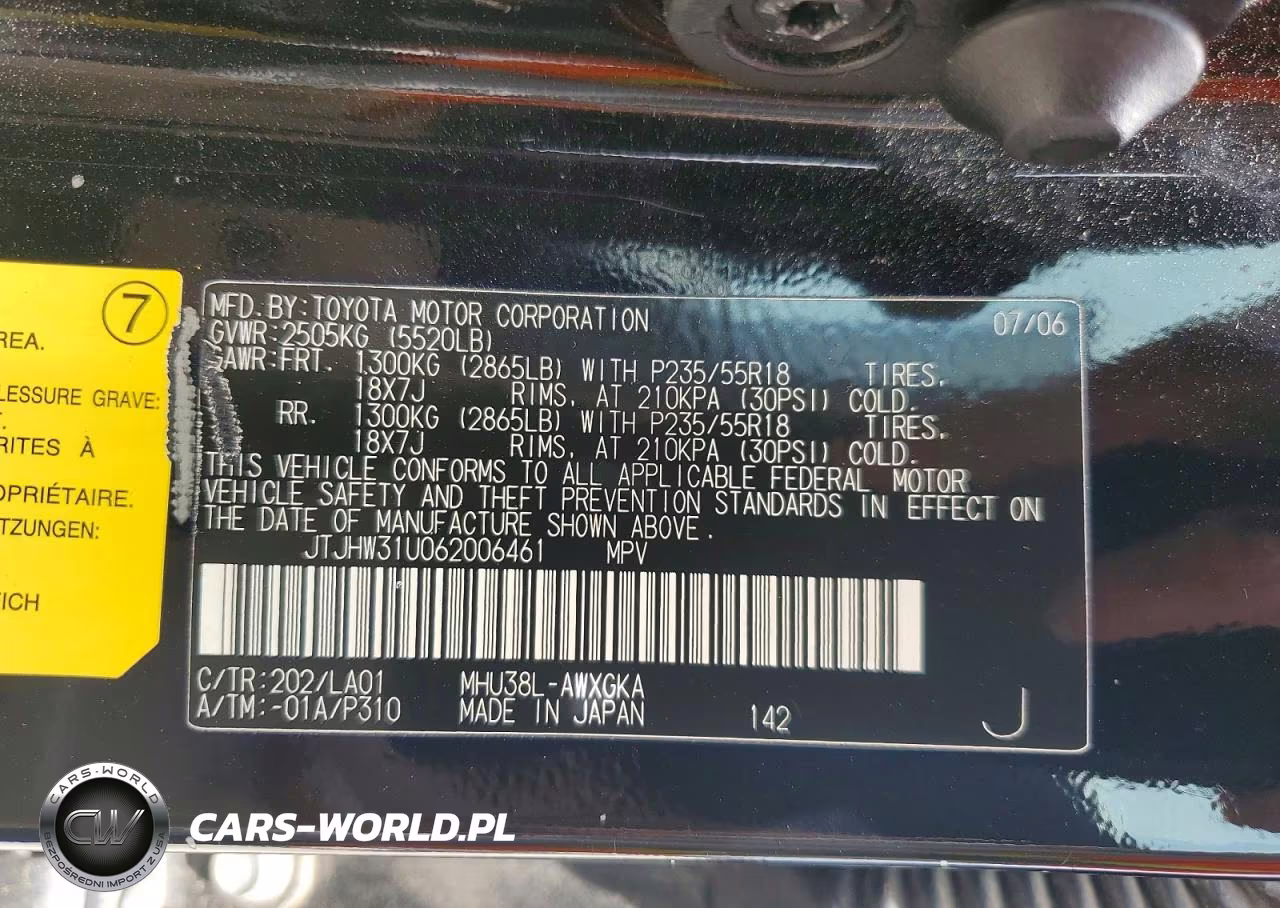 2006 Lexus Rx 400 VIN:JTJHW31U062006461 - 13