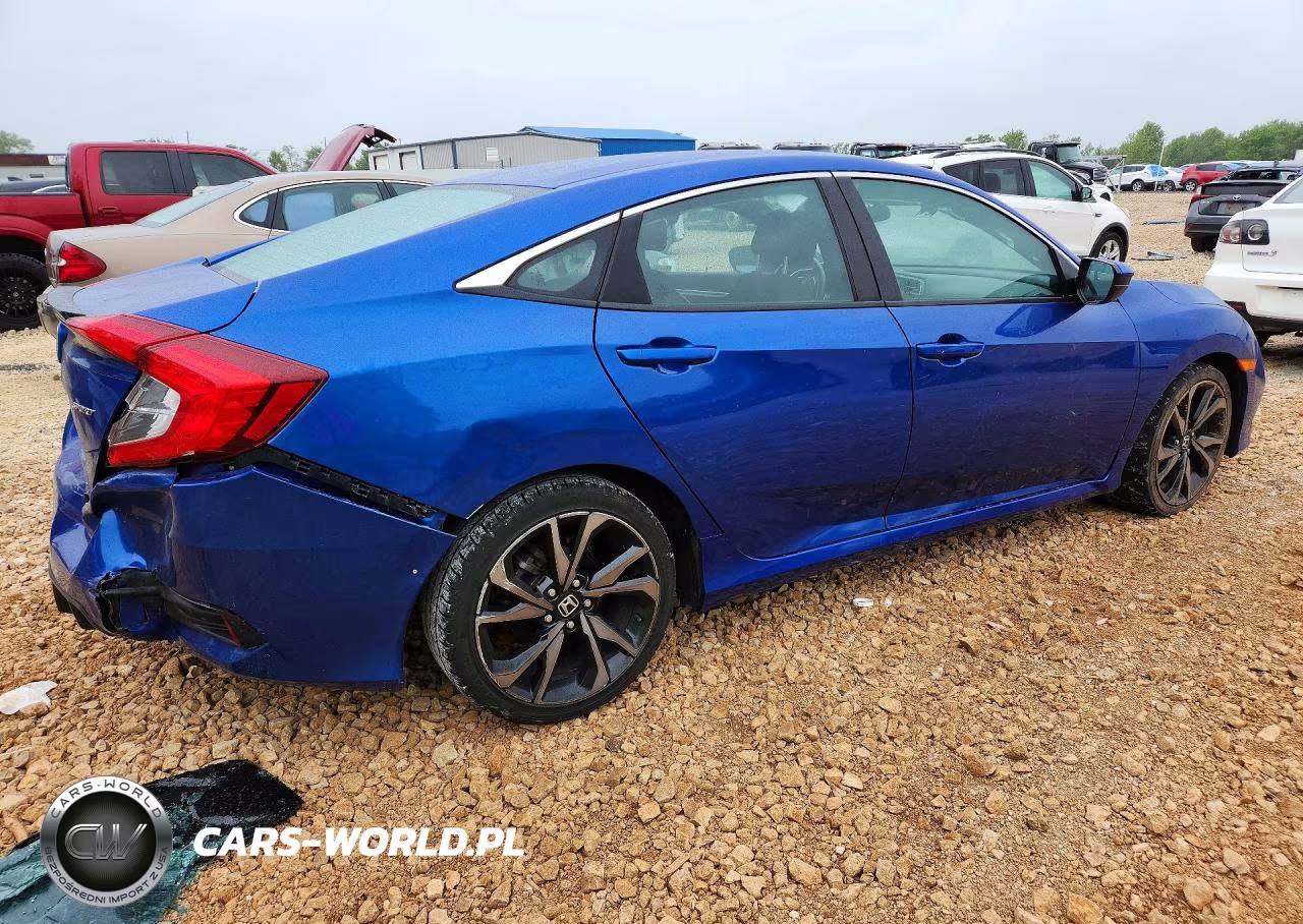 2020 Honda Civic Sport VIN:2HGFC2F85LH520254 - 3