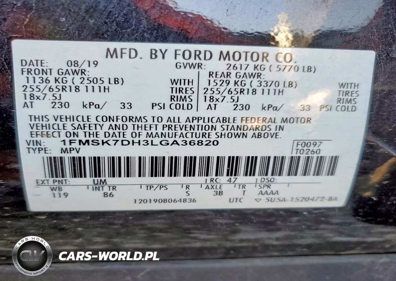 2020 Ford Explorer Xlt VIN:1FMSK7DH3LGA36820 - 14
