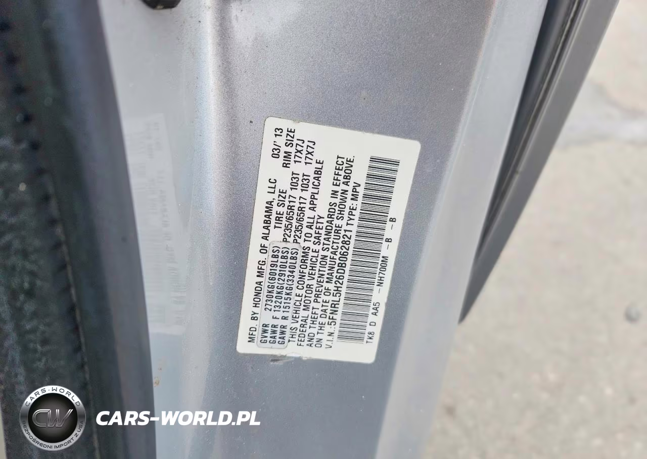 2013 Honda Odyssey Lx VIN:5FNRL5H26DB062821 - 13