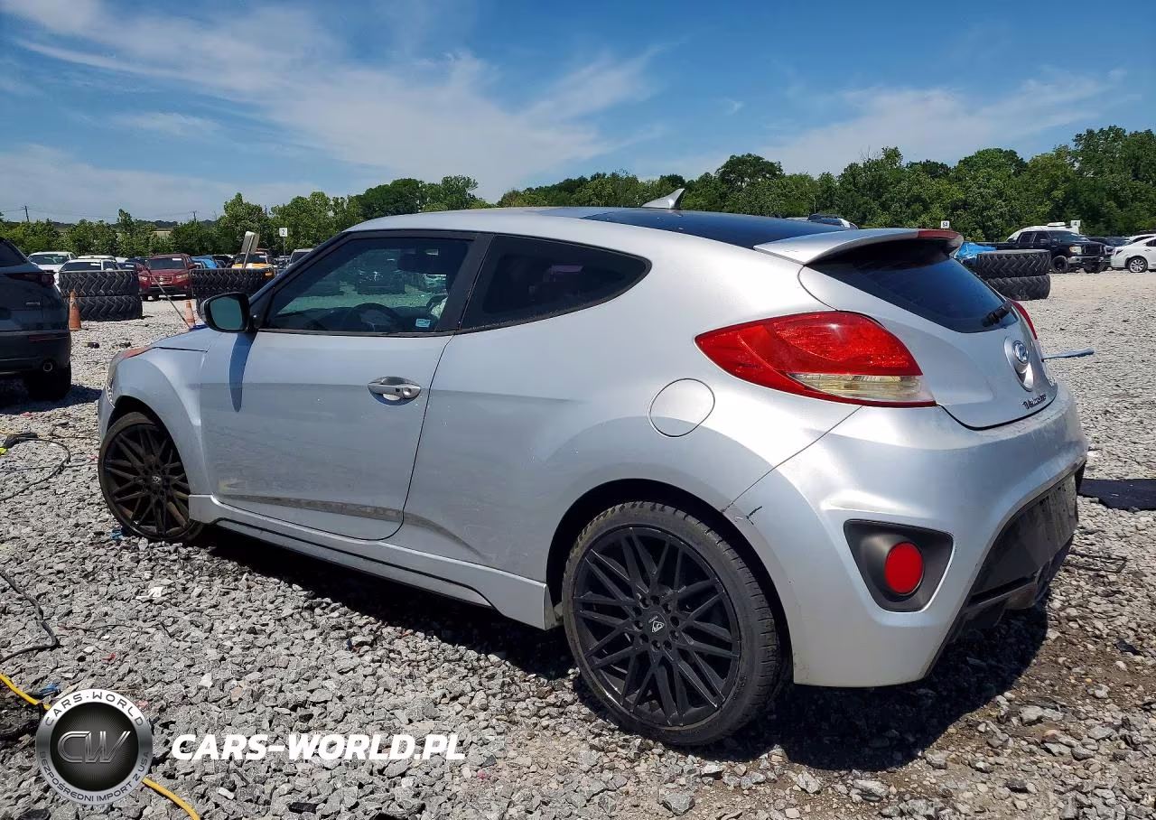 2013 Hyundai Veloster Turbo VIN:KMHTC6AE9DU152550 - 2