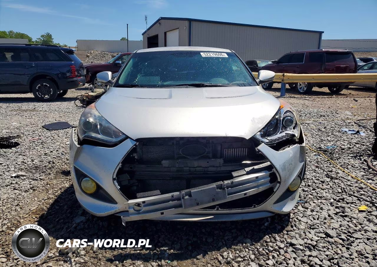 2013 Hyundai Veloster Turbo VIN:KMHTC6AE9DU152550 - 5