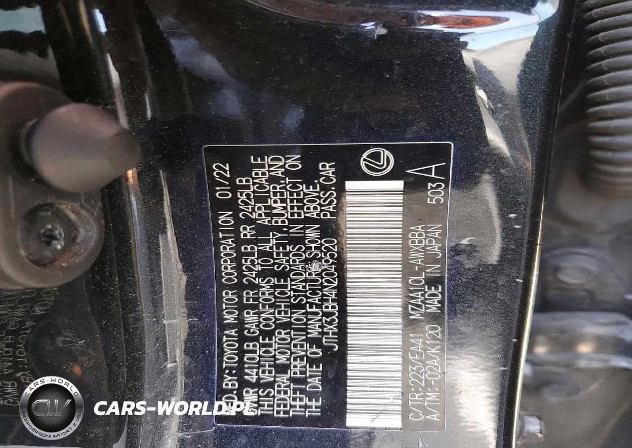2022 Lexus Ux 200 Base VIN:JTHX3JBH4N2049520 - 13