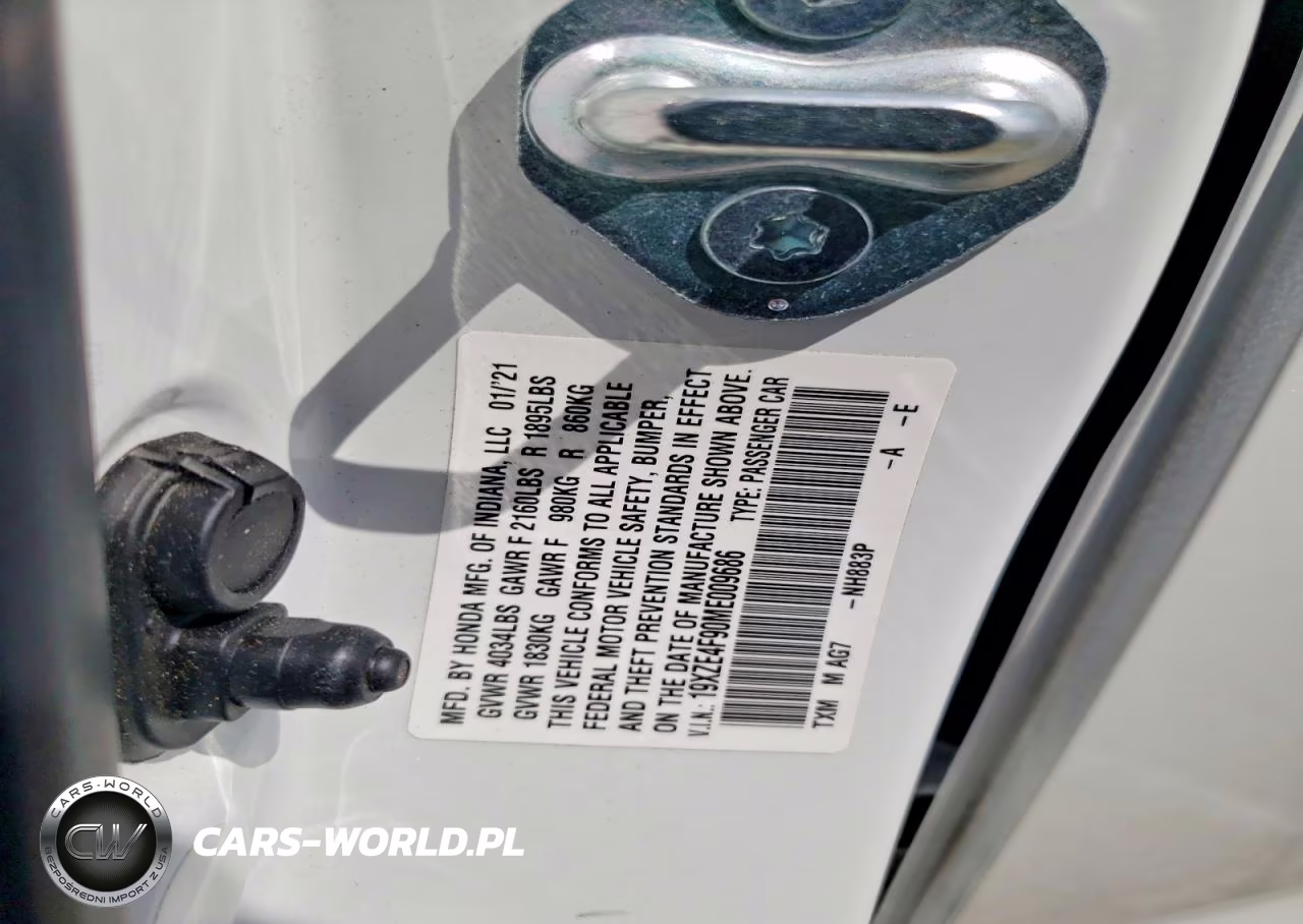 2021 Honda Insight Touring VIN:19XZE4F90ME009686 - 12