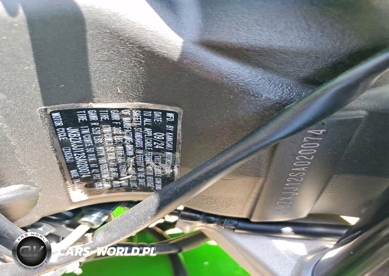 2025 Kawasaki Zx636 K VIN:JKBZXJJ12SA020074 - 9