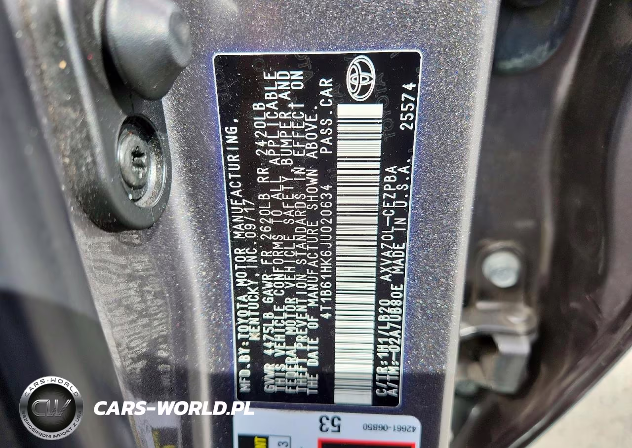 2018 Toyota Camry Xse VIN:4T1B61HK6JU020634 - 12