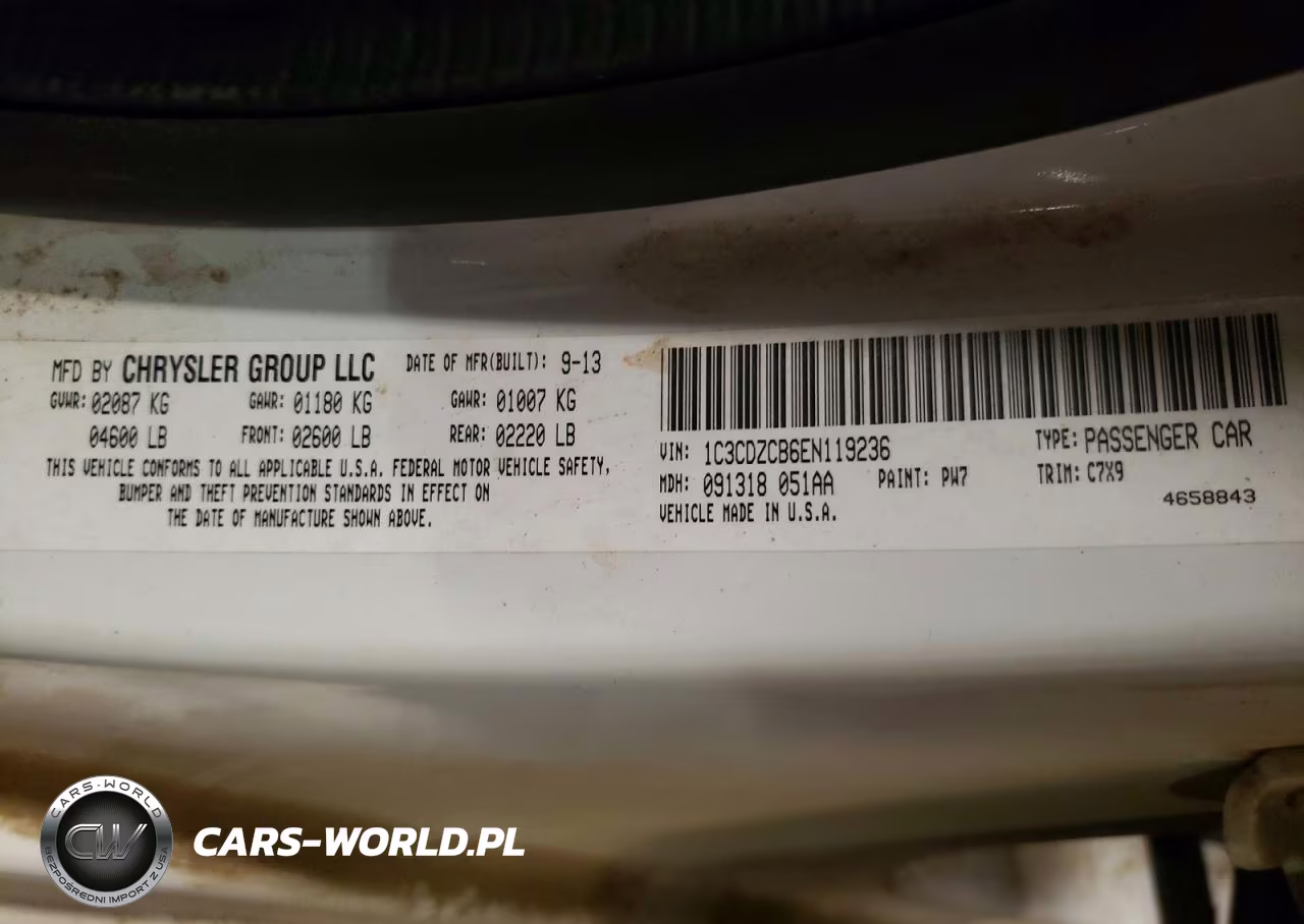 2014 Dodge Avenger Sxt VIN:1C3CDZCB6EN119236 - 13