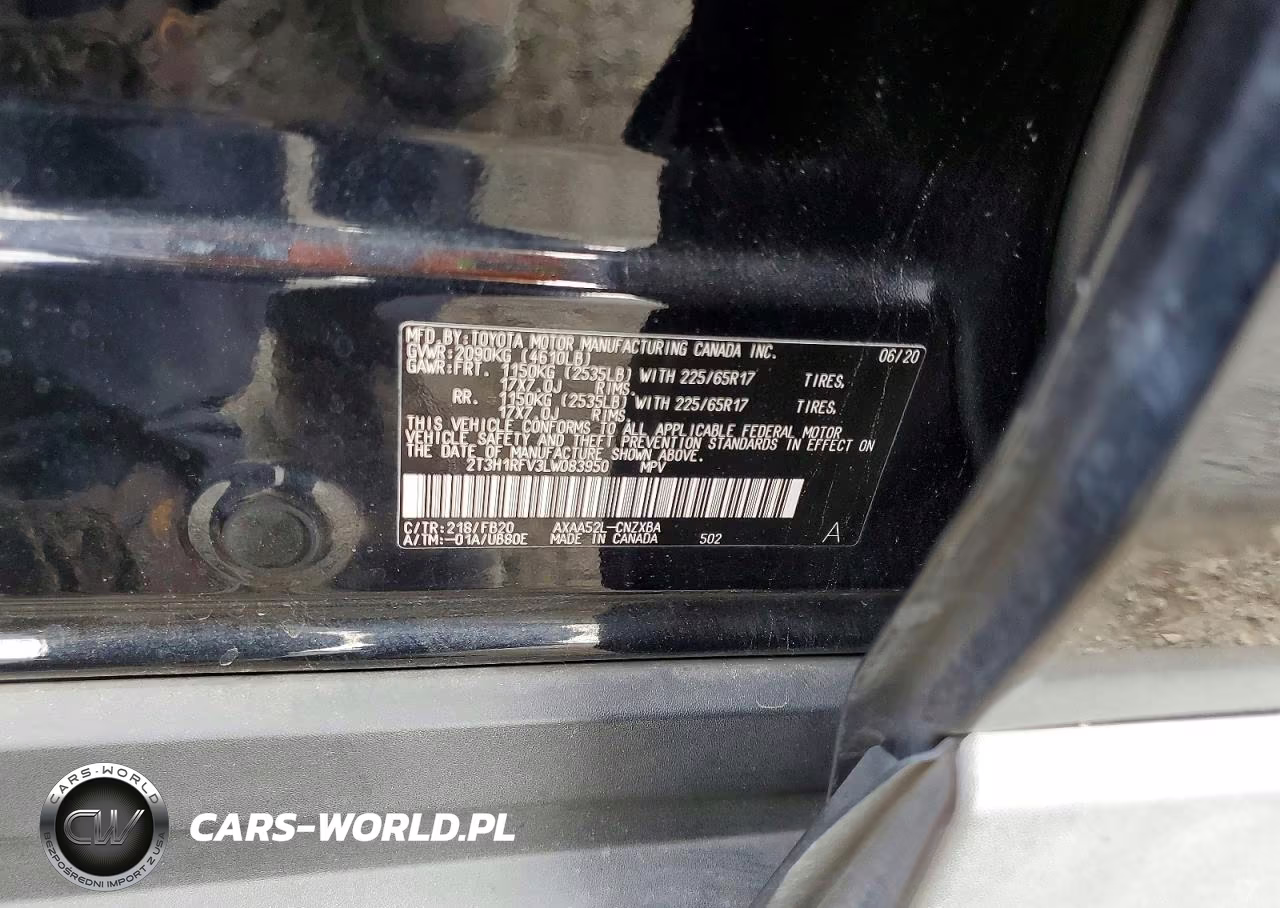2020 Toyota Rav4 Le VIN:2T3H1RFV3LW083950 - 13