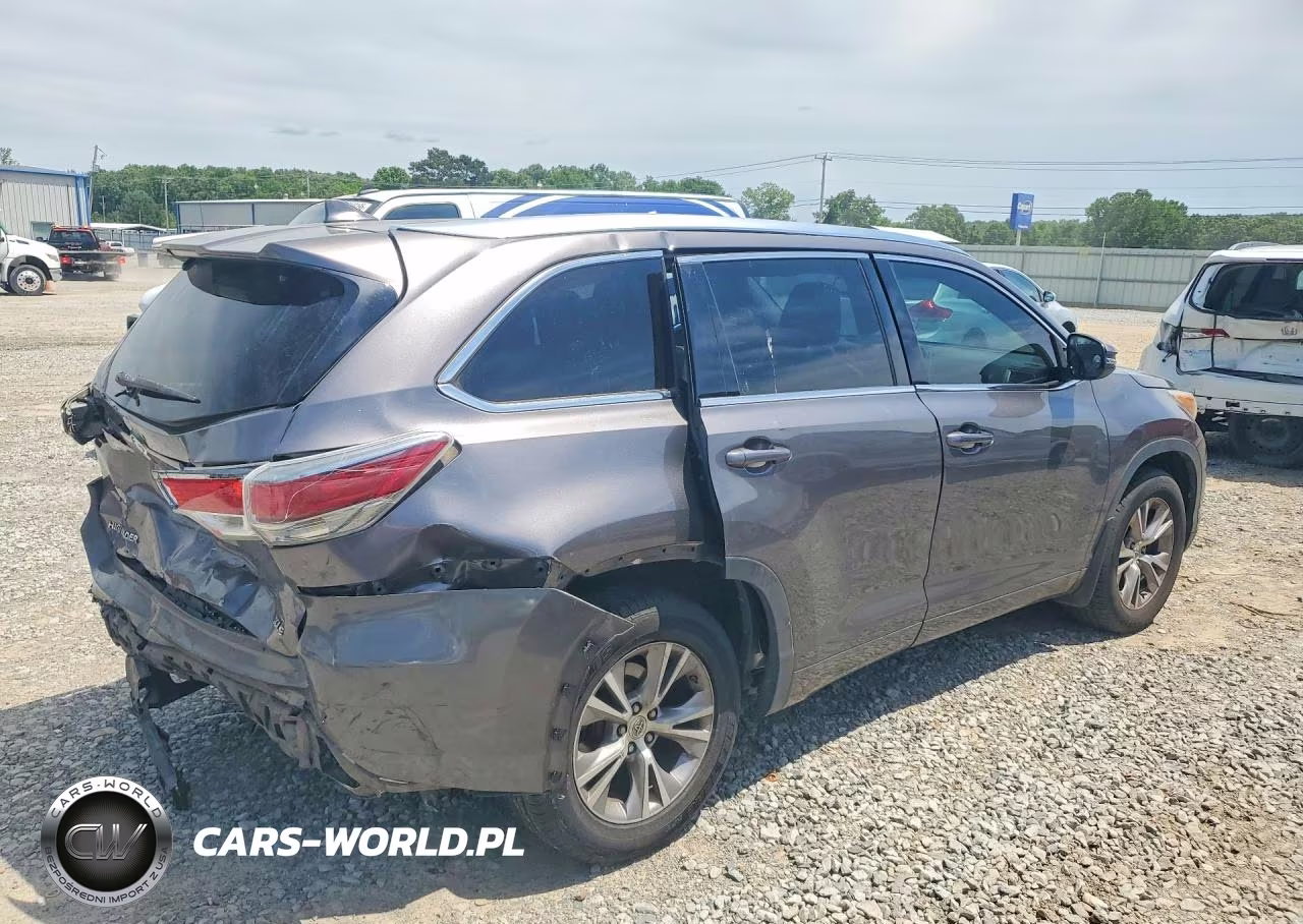2015 Toyota Highlander Xle VIN:5TDKKRFH2FS044107 - 3