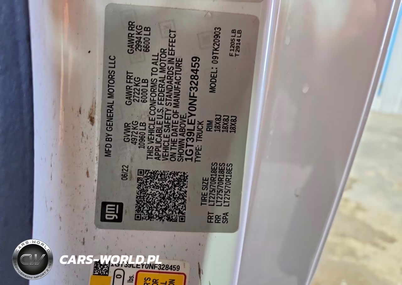 2022 GMC Sierra K2500 Heavy Duty VIN:1GT39LEY0NF328459 - 12