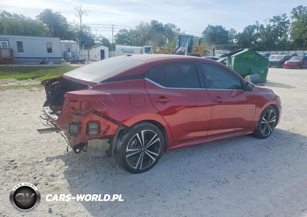 2022 Nissan Sentra Sr VIN:3N1AB8DV6NY301651 - 3