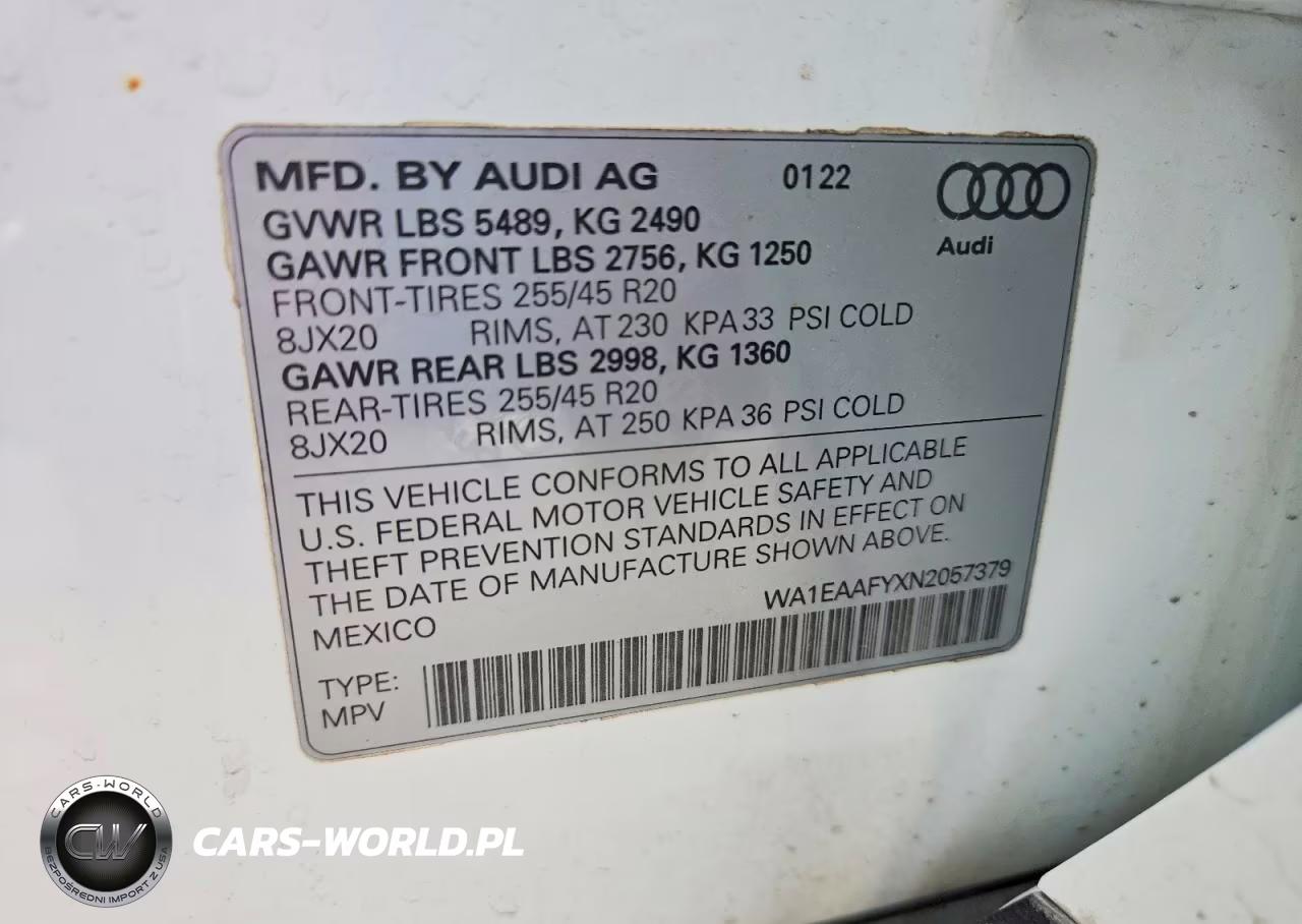 2022 Audi Q5 Premium Plus 45 VIN:WA1EAAFYXN2057379 - 12