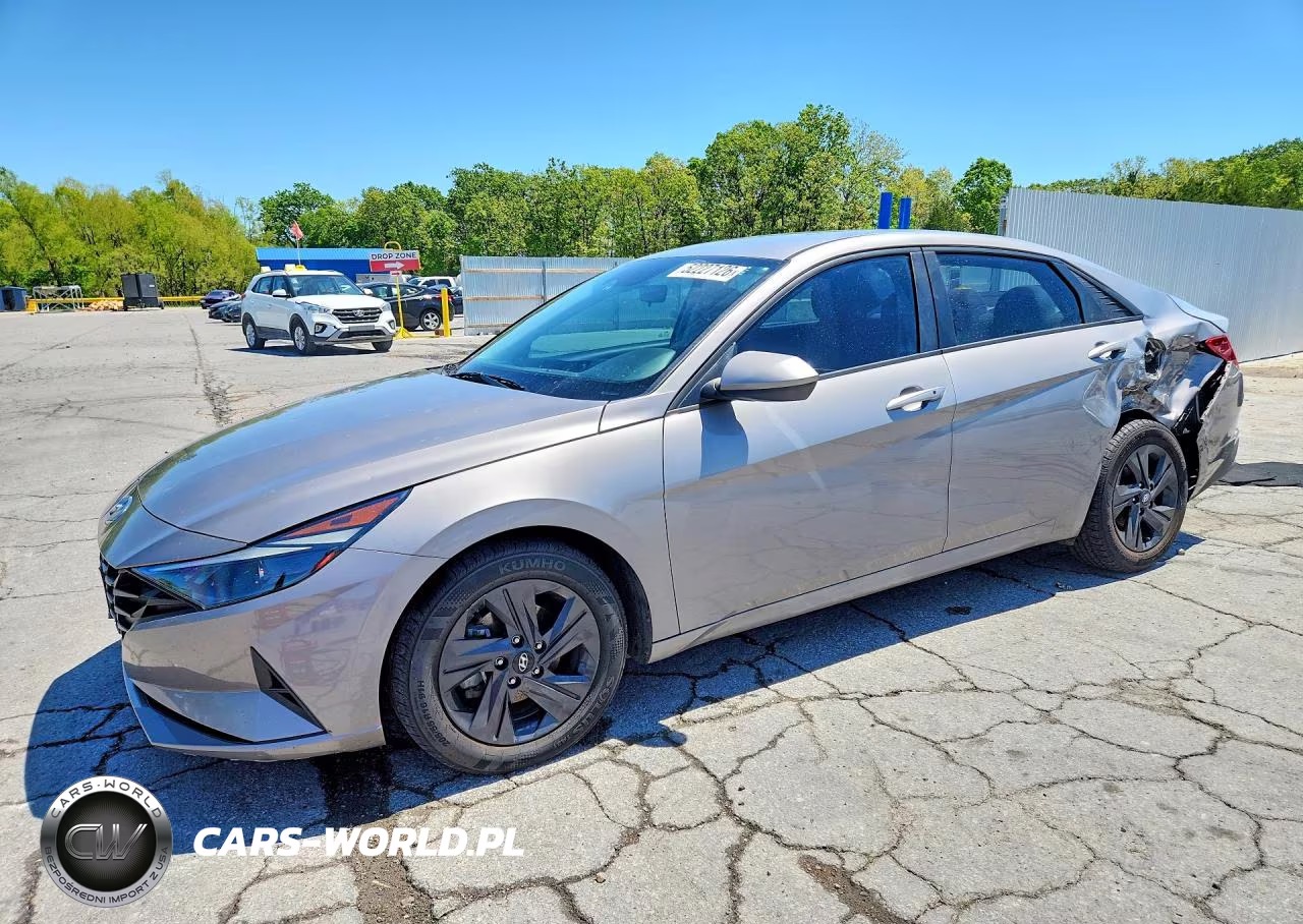 2021 Hyundai Elantra Blue