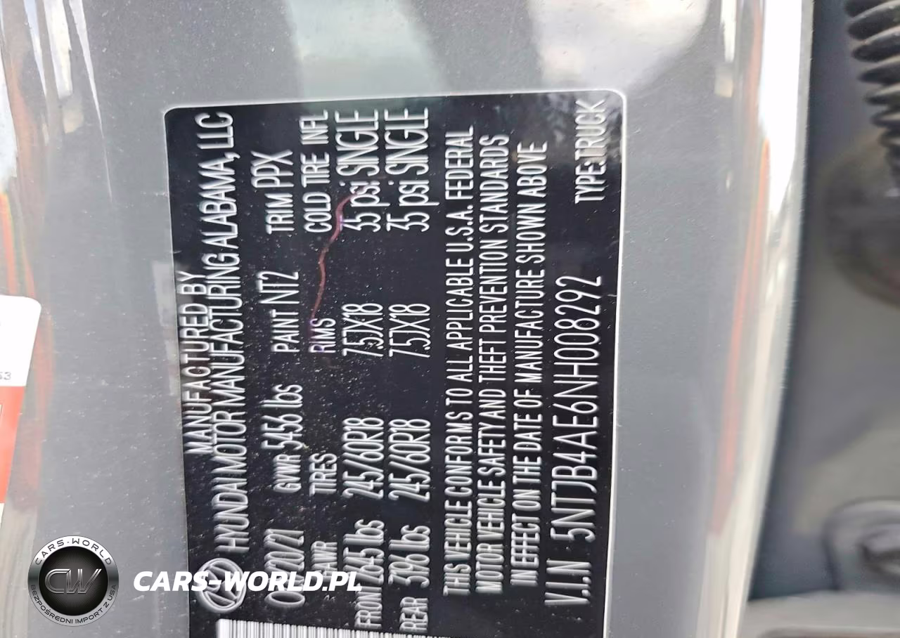 2022 Hyundai Santa Cruz Sel VIN:5NTJB4AE6NH008292 - 13