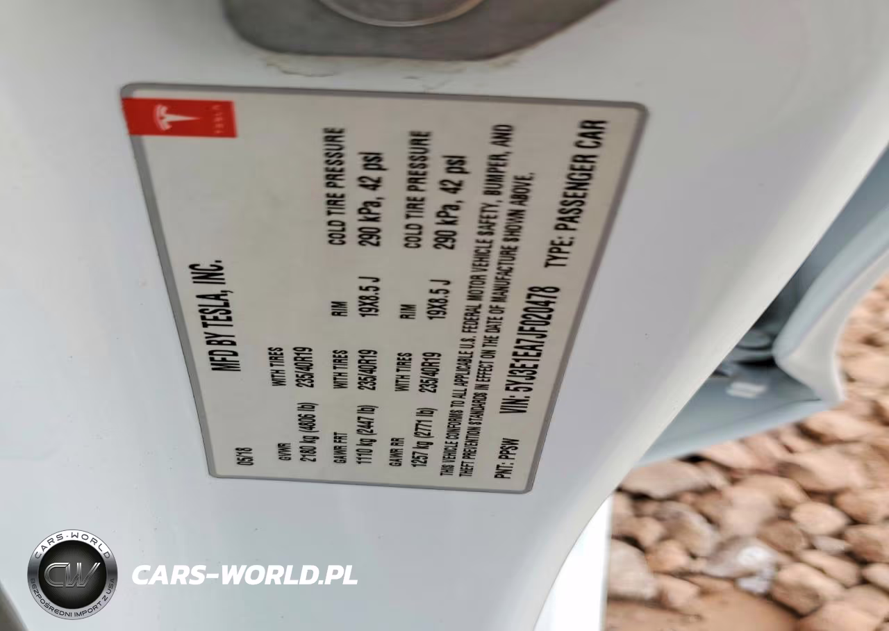 2018 Tesla Model 3 VIN:5YJ3E1EA7JF020478 - 12