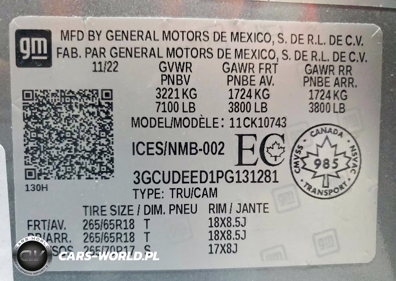 2023 Chevrolet Silverado K1500 Rst VIN:3GCUDEED1PG131281 - 13
