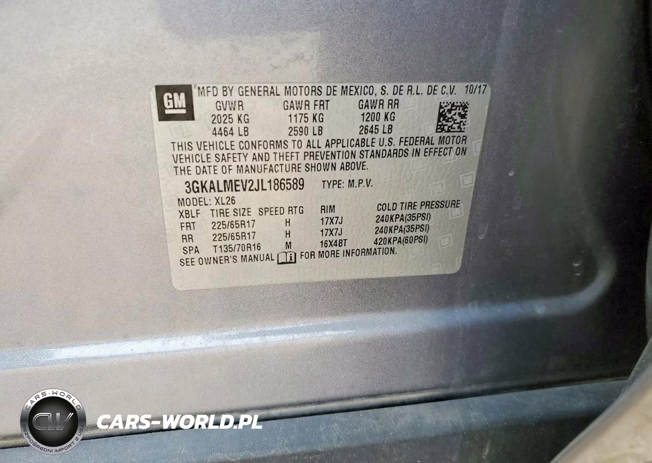 2018 GMC Terrain Sle VIN:3GKALMEV2JL186589 - 13