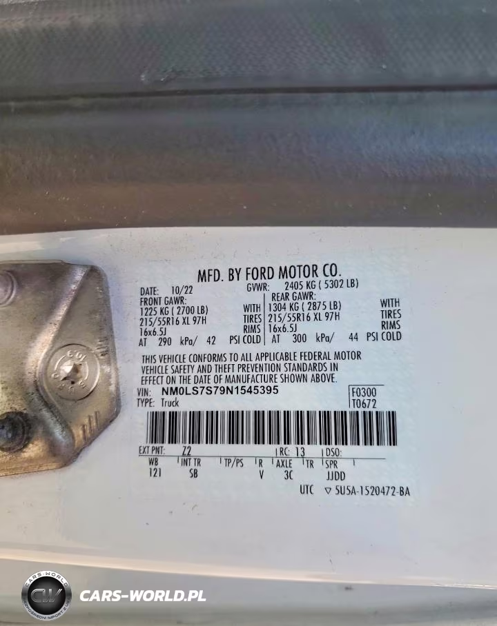 2022 Ford Transit Connect Xl VIN:NM0LS7S79N1545395 - 13