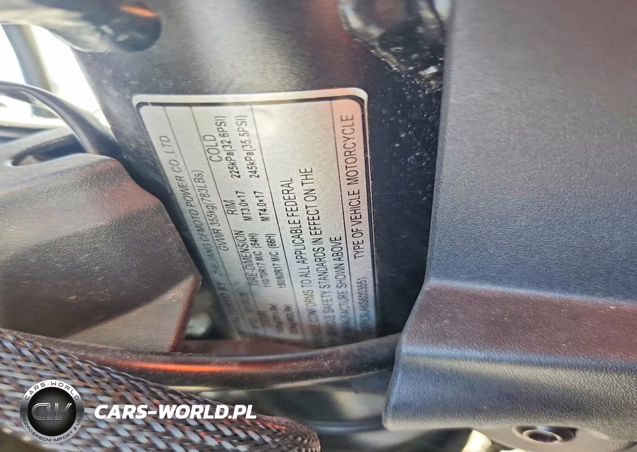 2025 Cf Moto 450Ss VIN:LCEPESLA6S6003551 - 9