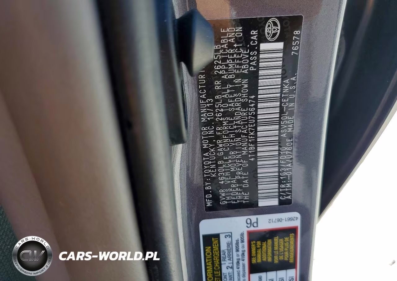 2016 Toyota Camry Base-Se-Le-Xle VIN:4T1BF1FK7EU756474 - 12