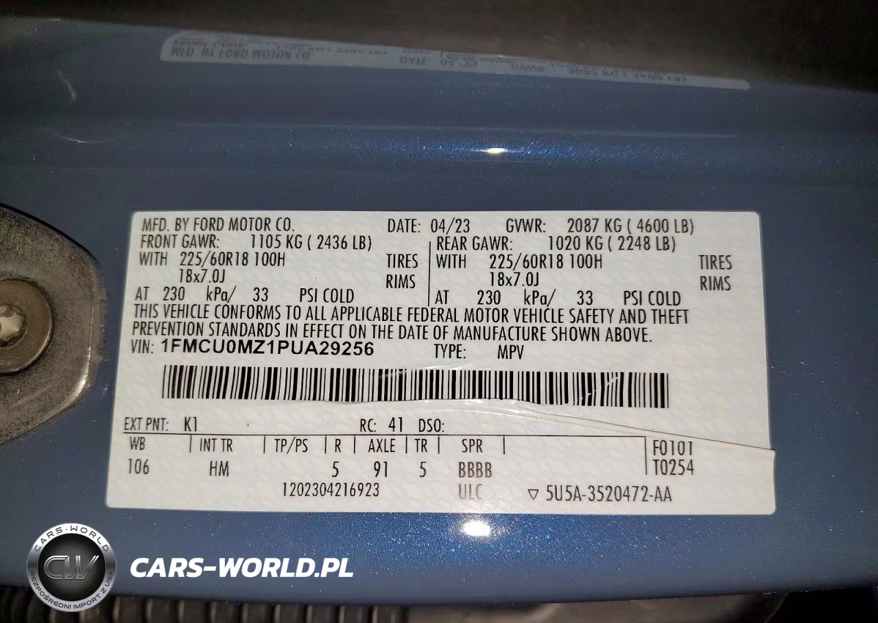 2023 Ford Escape St Line VIN:1FMCU0MZ1PUA29256 - 13