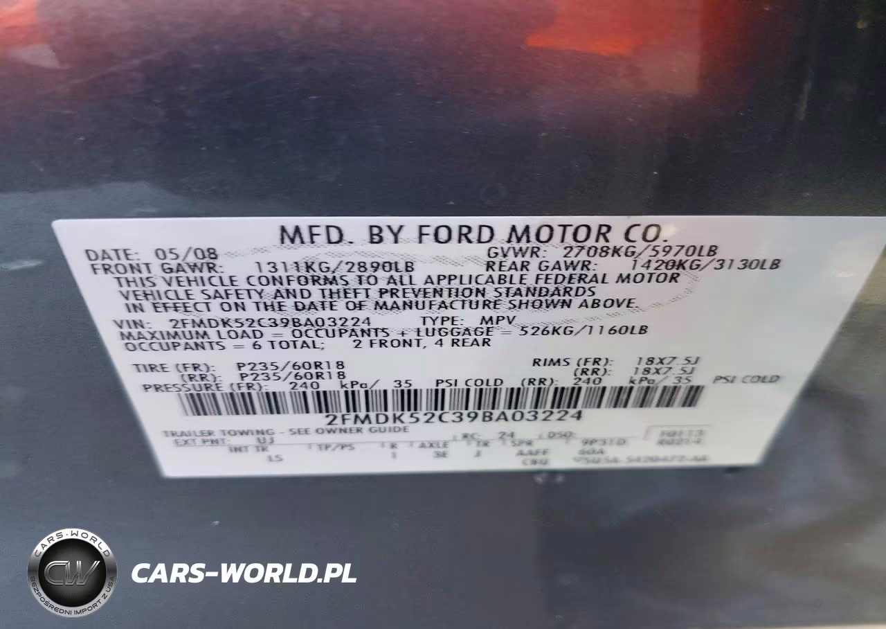 2009 Ford Flex Sel VIN:2FMDK52C39BA03224 - 13