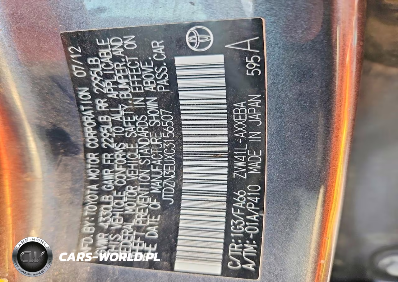 2012 Toyota Prius V Three VIN:JTDZN3EUXC3156507 - 12
