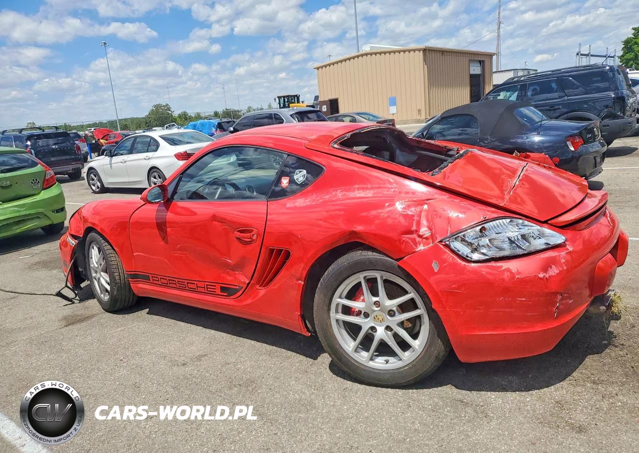 2007 Porsche Cayman VIN:WP0AA29827U760424 - 2