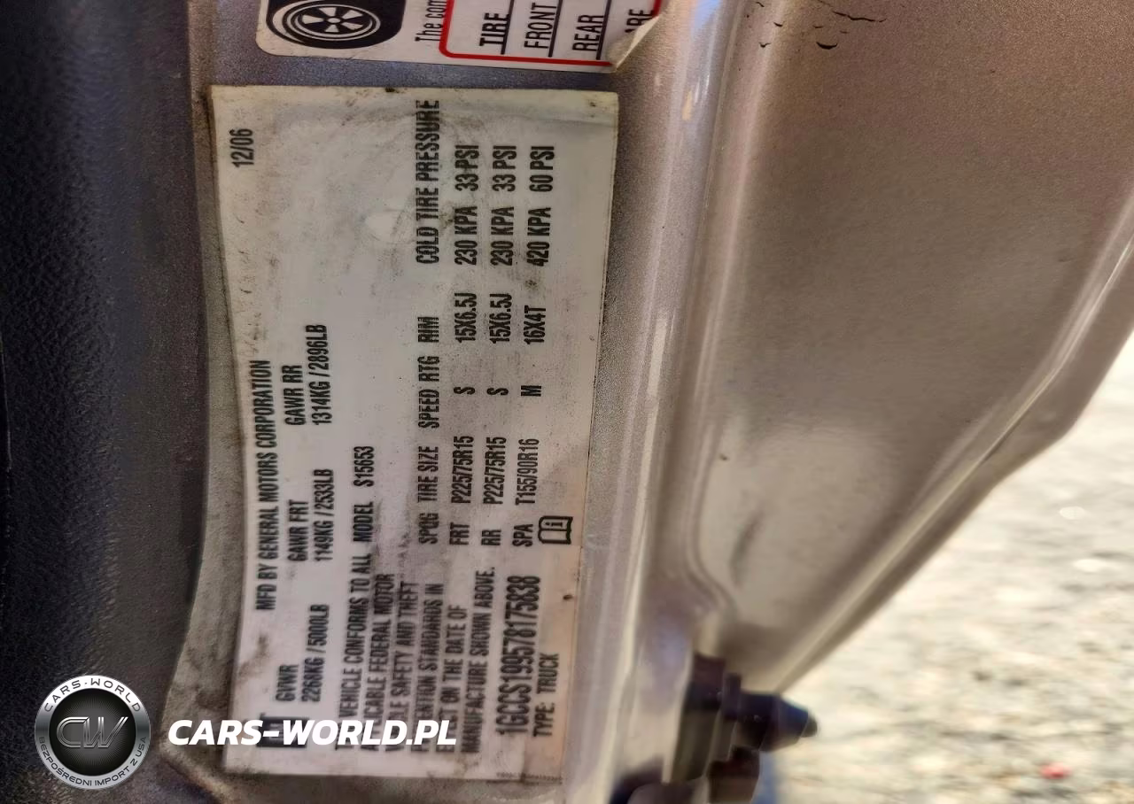 2007 Chev Colorado VIN:1GCCS199578175838 - 13