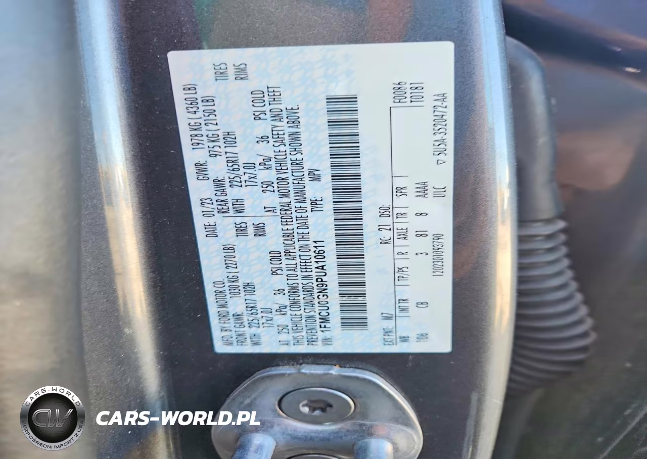 2023 Ford Escape Active VIN:1FMCU0GN9PUA10611 - 13