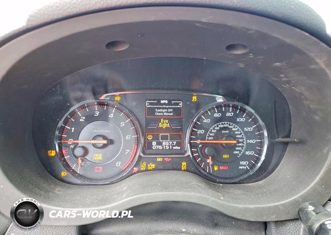 2019 Subaru Wrx Limited VIN:JF1VA1N64K8807038 - 9