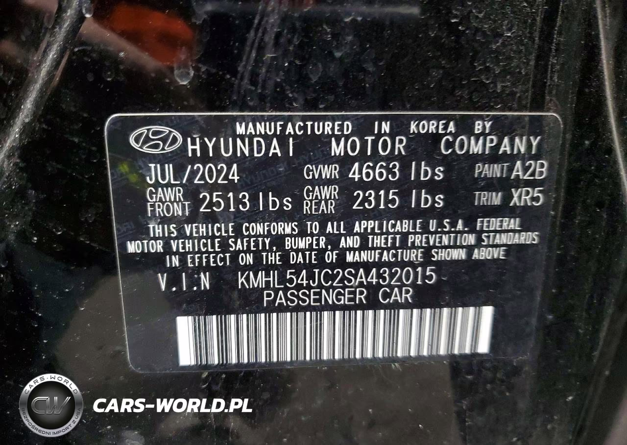 2025 Hyundai Sonata N Line VIN:KMHL54JC2SA432015 - 12