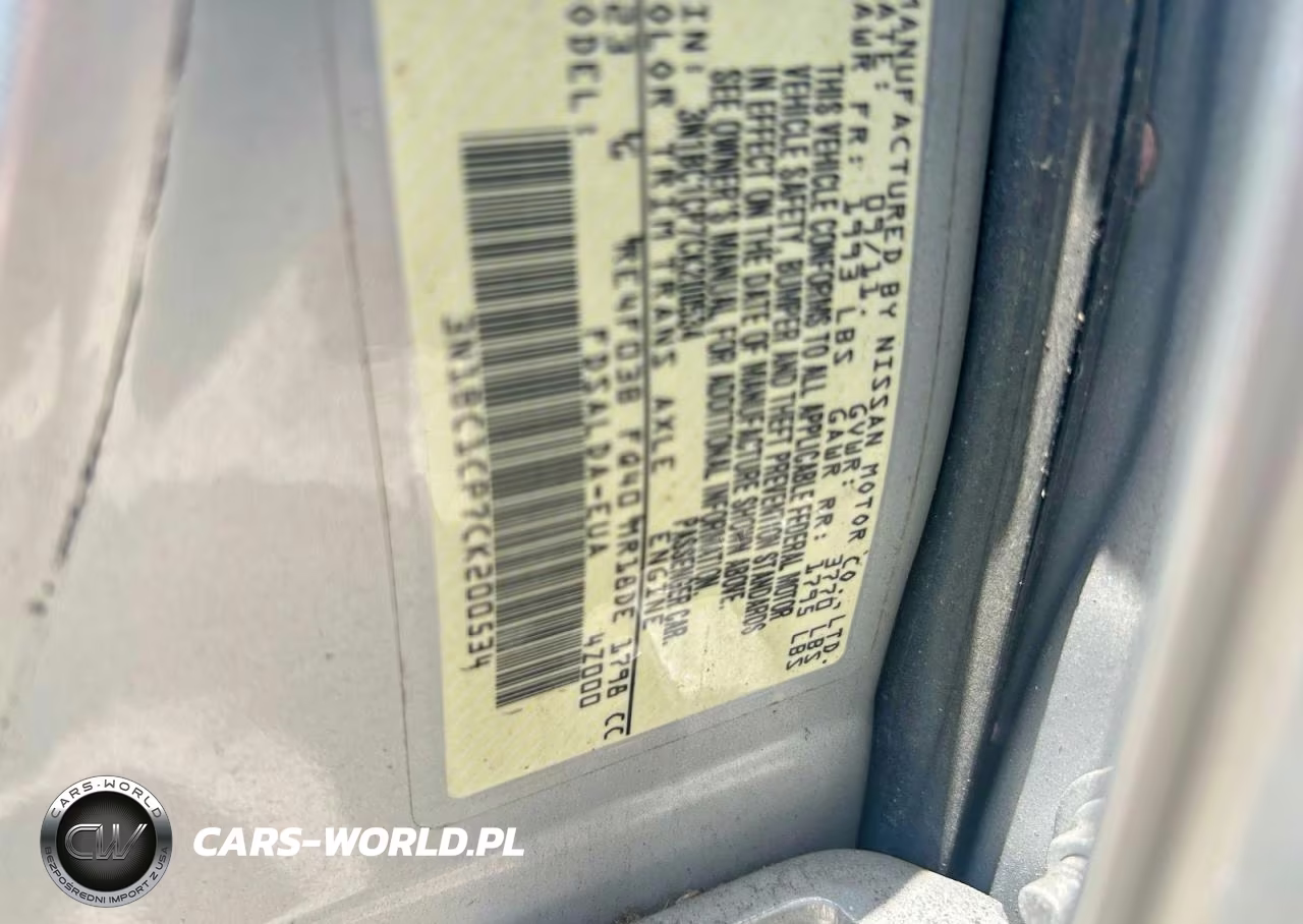 2012 Nissan Versa 1.8 S VIN:3N1BC1CP7CK200534 - 10