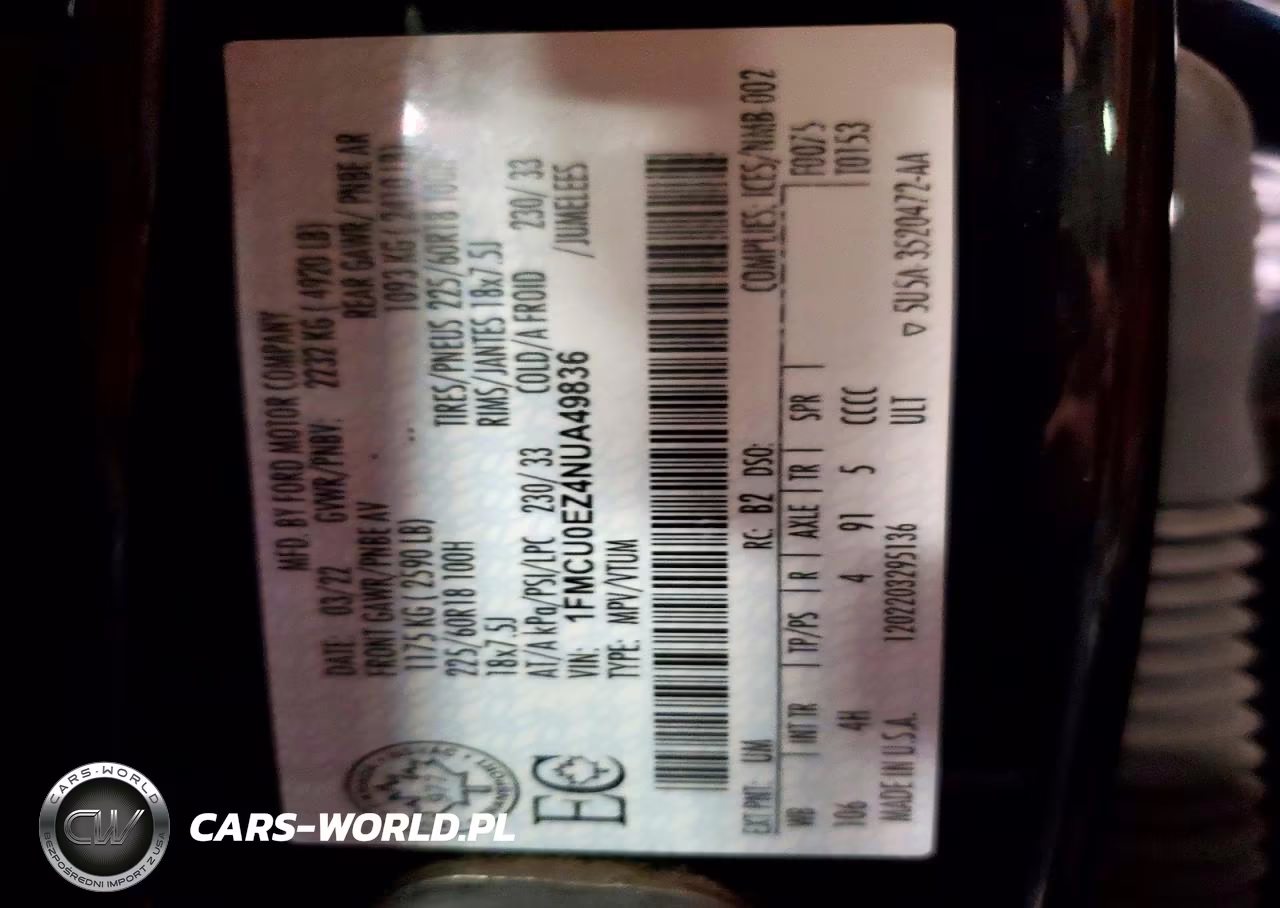 2022 Ford Escape Se VIN:1FMCU0EZ4NUA49836 - 13
