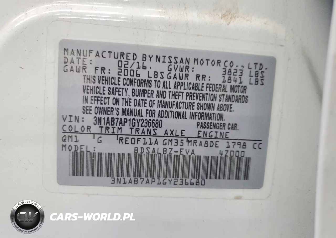 2016 Nissan Sentra S VIN:3N1AB7AP1GY236680 - 12
