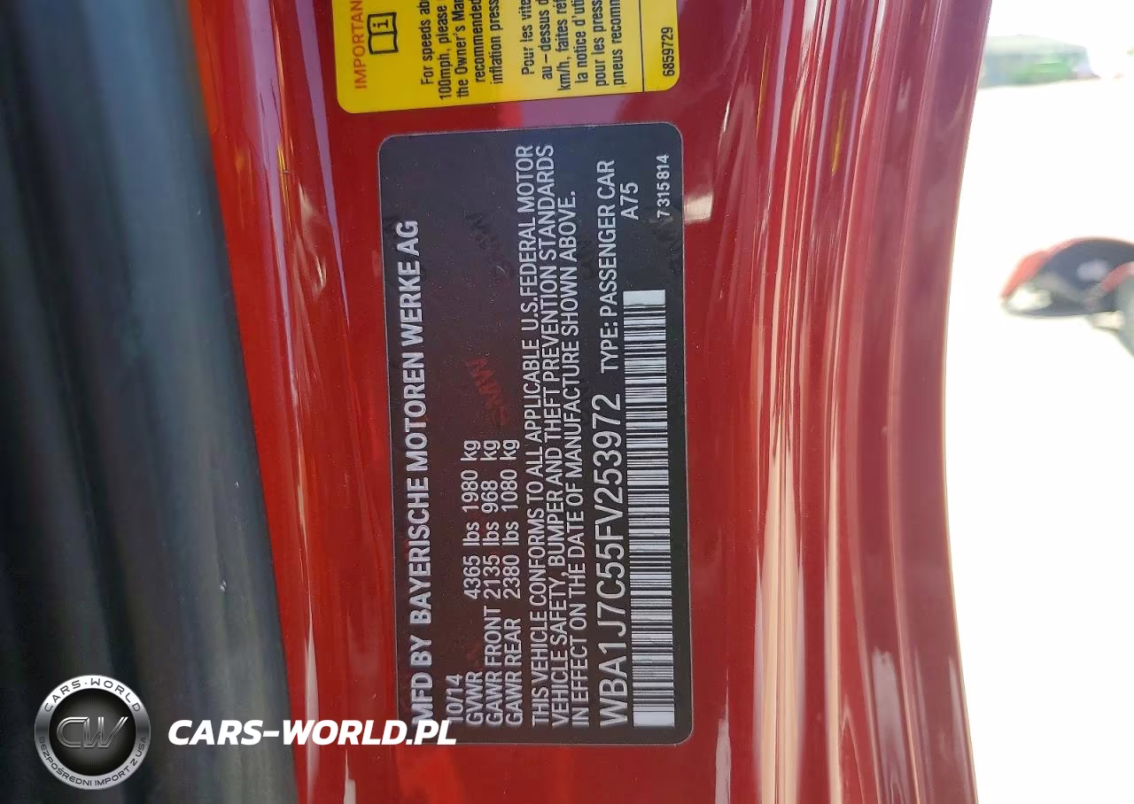 2015 BMW M235I VIN:WBA1J7C55FV253972 - 13