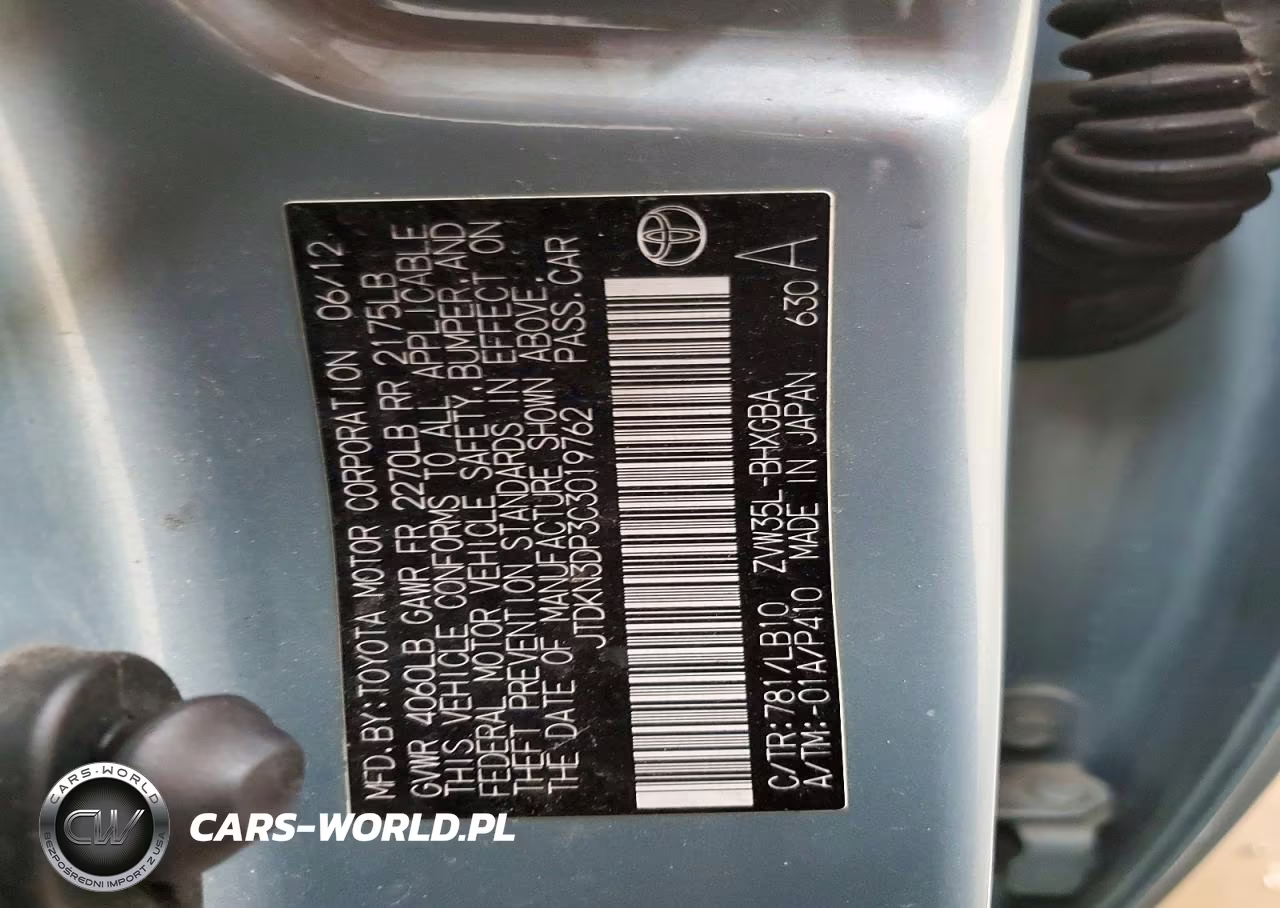2012 Toyota Prius Plug-In Hybrid Advanced VIN:JTDKN3DP3C3019762 - 13